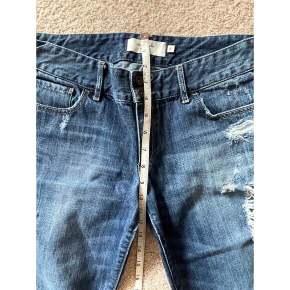 Vintage Abercrombie & Fitch Distressed Jeans Size 6 All Cotton Made in Hong Kong - Picture 7 of 8